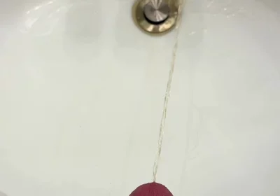 Sink Piss in Slow Motion