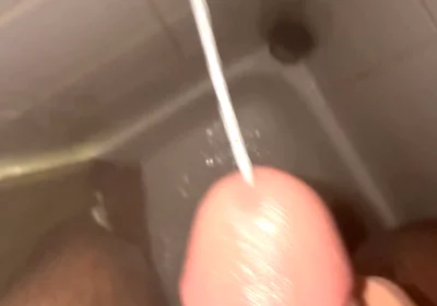Huge Cumshot in the Shower This Morning!