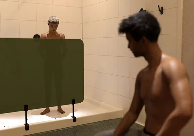 Str8 2 - My College Roommate Caught Me Staring at His Massive Cock in the Swoer Room
