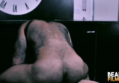 Bearfilms Bearded Gay Marc Giacomo Takes Atlas Grant Hard Cock After Oral