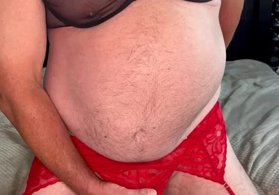 Full Red and Black Outfit Show