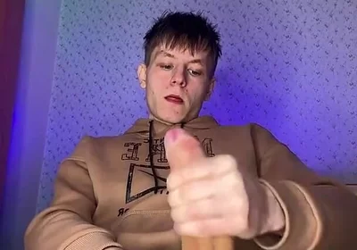 Skinny Twink with a Giant Dick Needs Some Serious Relief