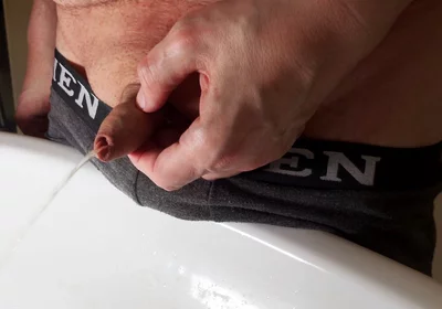 Piss and Plays with My Little Foreskin Cock