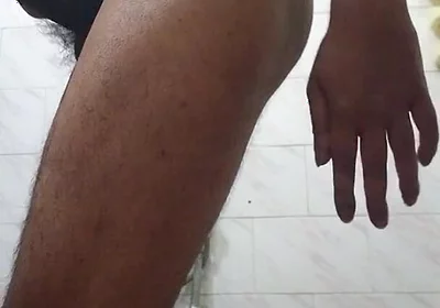 Indian Teen Femboy with Phimosis Dick Jerking and Stroking in the Bathroom Until Cum