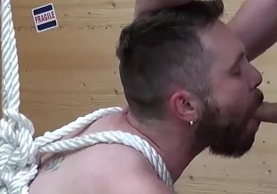 Bearfilms Inked Bottom Sammy Clover Fucked by Guermica's Horny Dick
