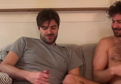 Straight Friend Got First Time Jerked of by Gay Friend