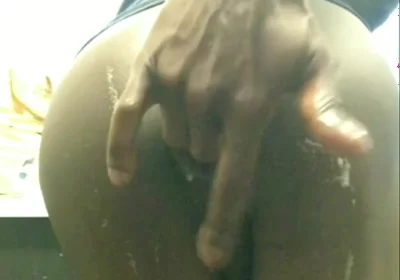 Cleaning with His Asshole Out Like a Good Bitch - Starring Dj Buttpussy