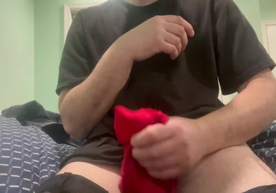 Stepdaddy Jerking off Into Stepdaughter Panties