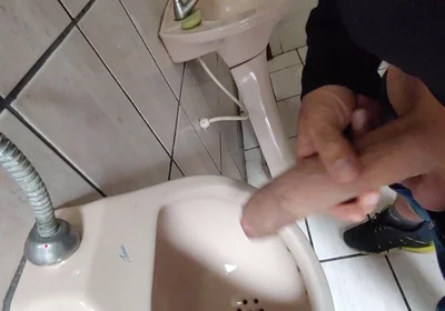 Peeing in the Bathroom 4