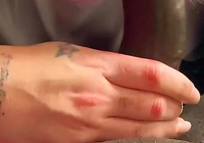 Sexy Trav Sucks My Big Cock Gently and Roughly