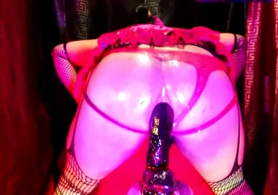 Twerking in a Miniskirt While Riding My Dildo 1