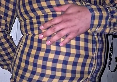 Popping My Button up on My Belly