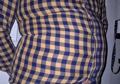Popping My Button up on My Belly
