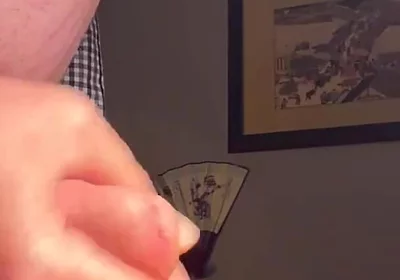 Playing with My Cock at My Desk Again