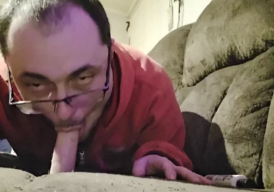 Me Blowing My Dildo