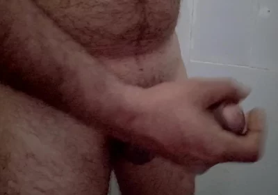 Real Masterbating in Bathroom
