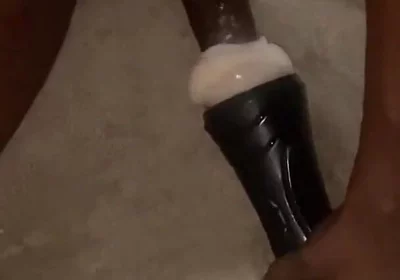 On My Knees Fucking Torch Fake Pussy