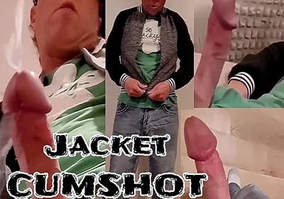 Big Cock No Hands Jacket Cumshot