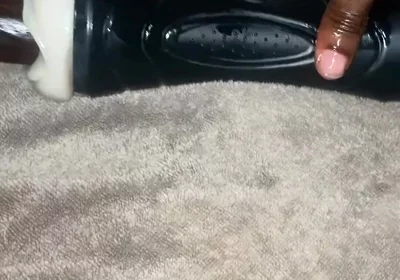 Fucking My Torch Fake Pussy