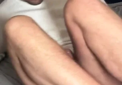 Nice Morning Jerking with Cum on My Ass