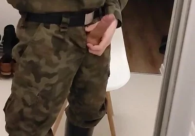 Gay Fuck Im Army Uniform