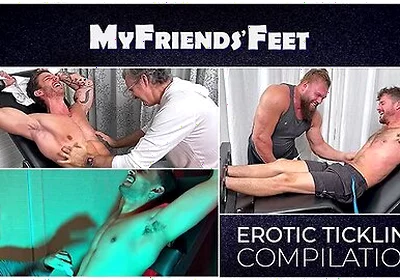 Merciless Dom Torments Subs Ticklish Feet In Tight Bondage