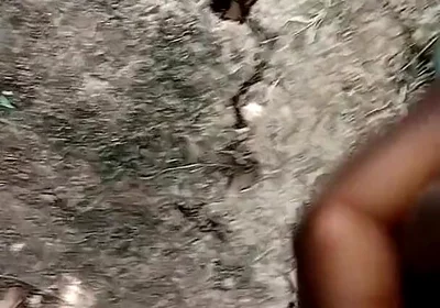 African Boy Masturbating Inside the Bush
