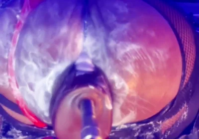 Nasty Creamy Bubble Butt Gaped and Fart Fucked on Sex Machine