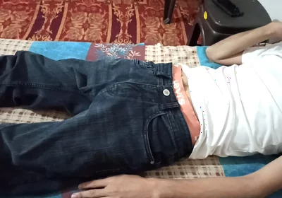 First Time I Open My Step Brother Underwear to See His Big Ass Wanted to Fuck in Midnight