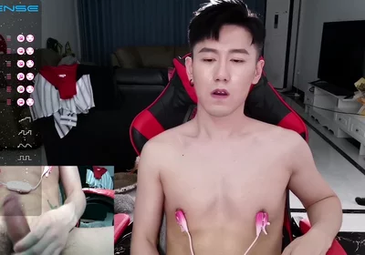 Double-camera, Self-insertion, Nipple Clips, Ejaculation