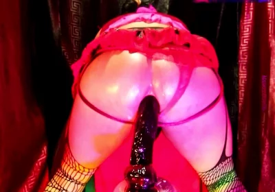 Twerking in a Miniskirt While Riding My Dildo 5