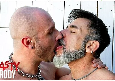 Greg Riley And Lawson James Enjoy Hard Outdoor Pounding