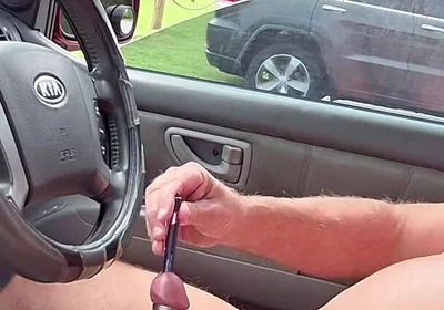 Naked in the Car