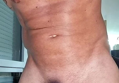 Big on My Belly After One Hell of an Ejaculation