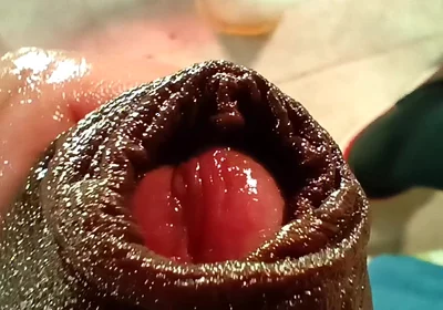 Sexy Colombian Man Urinating and Playing with His Foreskin