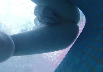 Amateur Pale Skin Redhead Guy with Hot Smooth Bum Caught Soft Playing (handjob, Footjob, Quick Blowjob, Ass Playing) Underwater