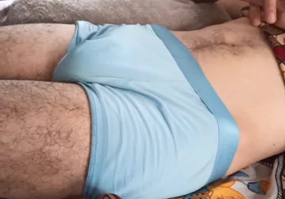 First Time Open My Roommate Underwear and Handjob His Cut Monster Cock