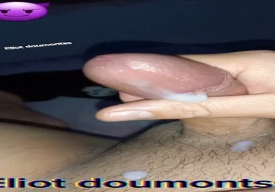 Glorious handjob that I give myself and I cum