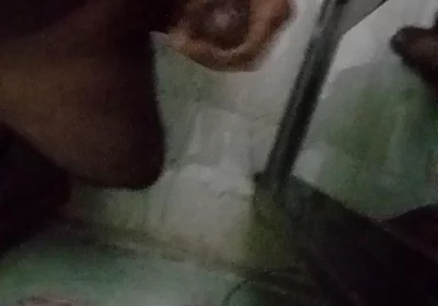 Desi Muscular Boy Oiled His Dick and Masturbates Infront of the Mirror When Nobody in the House