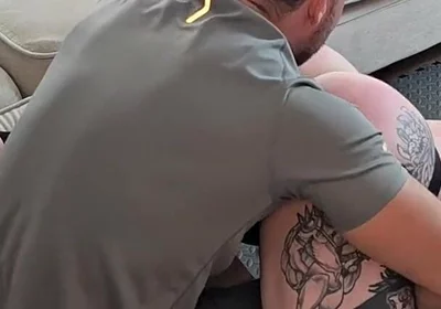 Alpha Spanks His Tattooedgymcub