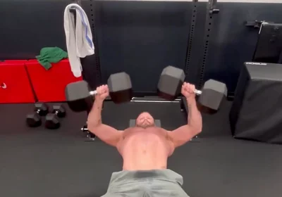Hit a Pr on Dumbbell Bench Press