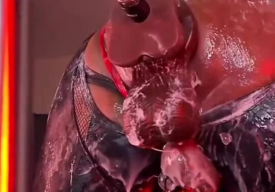 Intense Creamy Fuck on the Butt Machine - Gaping and Farting Bubbles