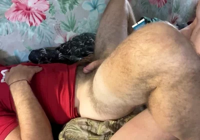 Hot Flip Flop with Hairy Mature Bear and Loading