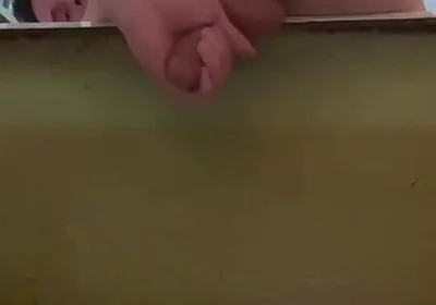 Masturbating a Cock and a Protruding Prolapse