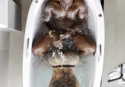 Muscle Body Builder Slut Gets Fucked By BBC!
