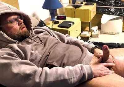 Alex Pisses on His Beard and Clothing