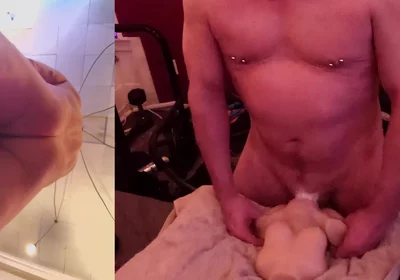 Fucking My Toy with Two Angles at the Same Time!