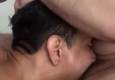 Serving Stepdaddy with His Throat