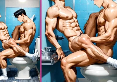 POV: You're Fucking Your Friend's Hot Ass with Lust in the Gym Bathroom.