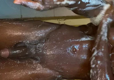 How I Wash up My African Cock! Before Sex